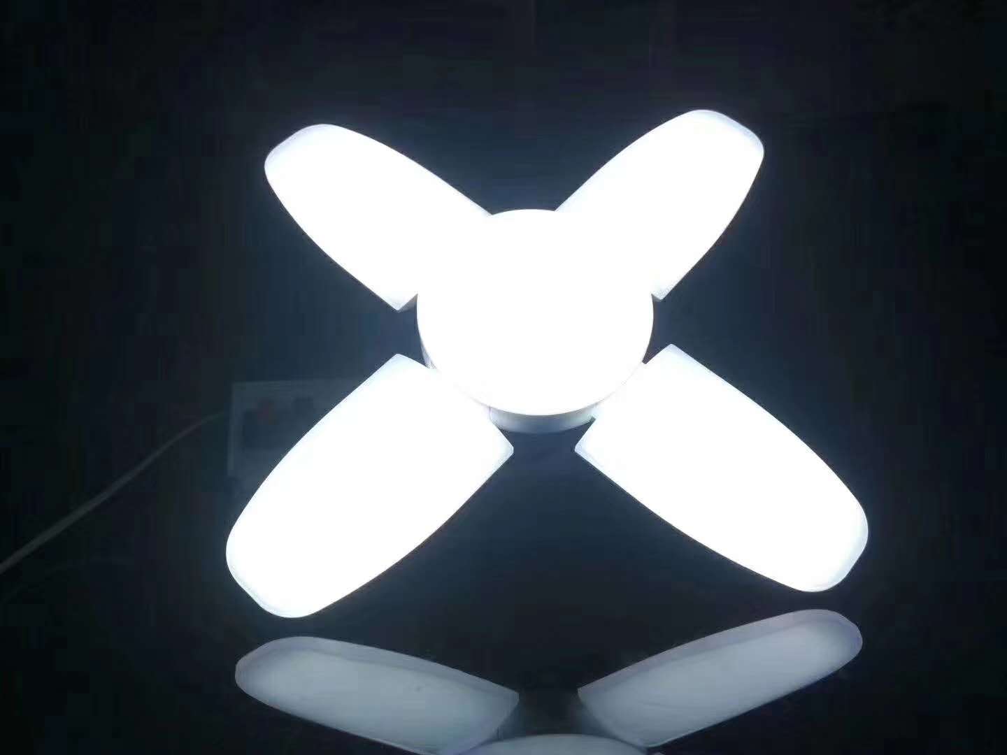 deformable fan blade led bulb